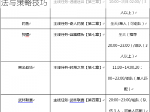 剑侠移动版惩恶任务攻略：深度解析任务玩法与策略技巧