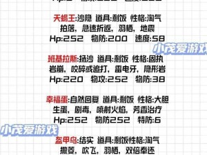 精灵宝可梦GO兽技能搭配策略：发掘最佳技能组合提升战斗实力