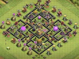 部落冲突COC8本防龙阵型分享：全新防御策略，守护你的领地