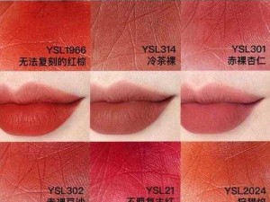 YSL 千人千色 AE86V9 口红系列，打造专属你的迷人唇色