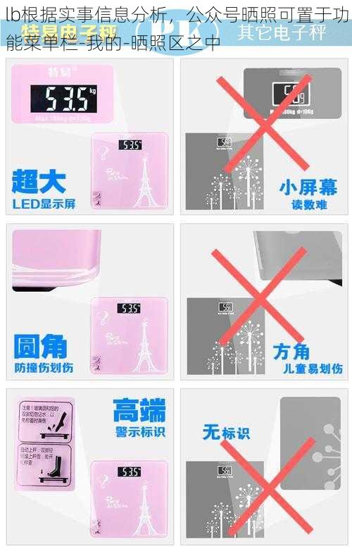 lb根据实事信息分析，公众号晒照可置于功能菜单栏-我的-晒照区之中