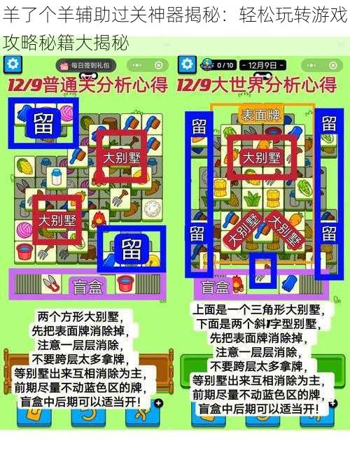 羊了个羊辅助过关神器揭秘:轻松玩转游戏攻略秘籍大揭秘