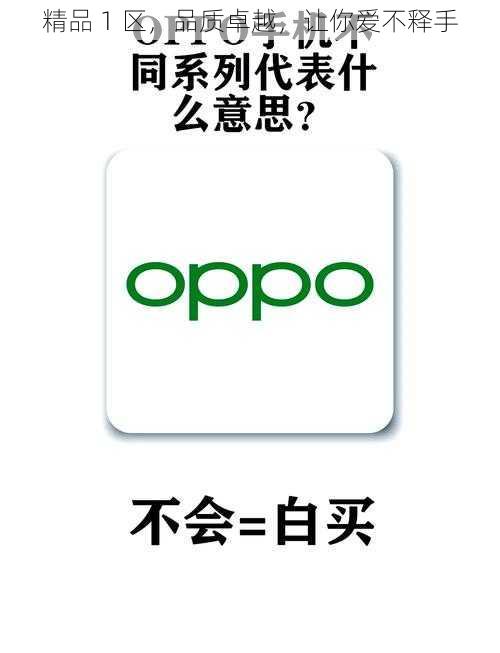 精品 1 区,品质卓越,让你爱不释手