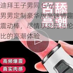 迪拜王子男同 GAy 男男定制豪华版高端情趣震动棒，尽情享受无与伦比的高潮体验