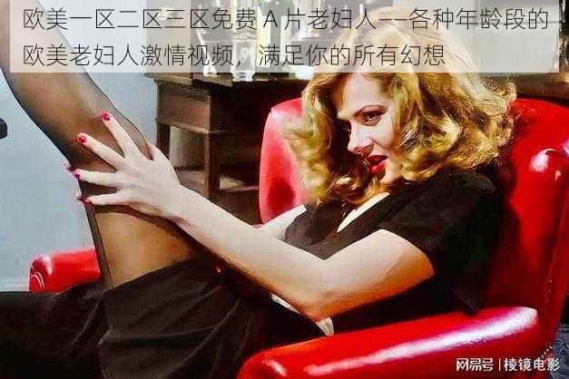 欧美一区二区三区免费 A 片老妇人——各种年龄段的欧美老妇人激情视频,满足你的所有幻想