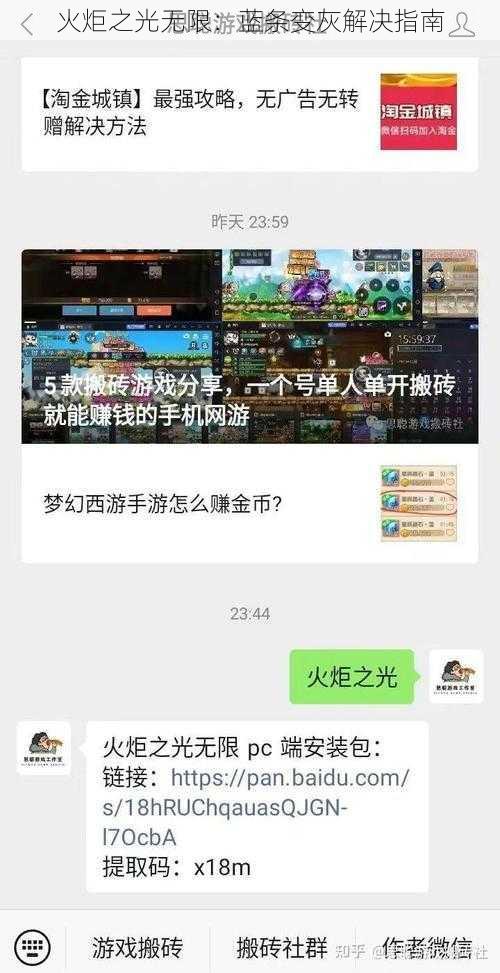 火炬之光无限：蓝条变灰解决指南