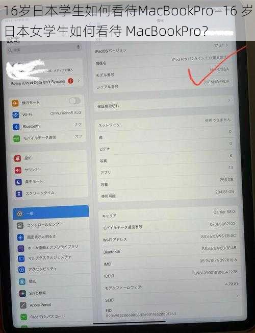 16岁日本学生如何看待MacBookPro—16 岁日本女学生如何看待 MacBookPro？