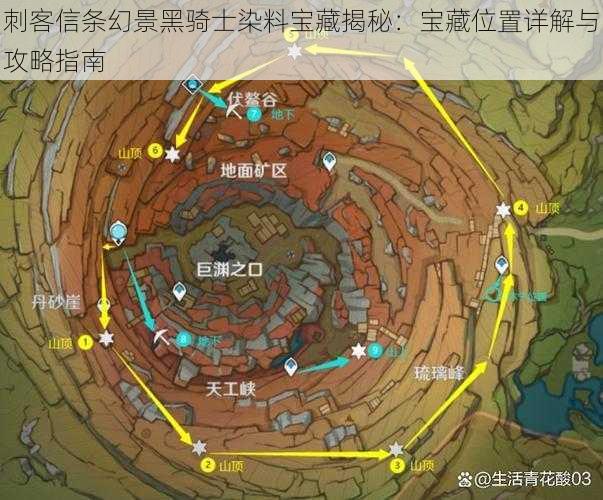 刺客信条幻景黑骑士染料宝藏揭秘：宝藏位置详解与攻略指南