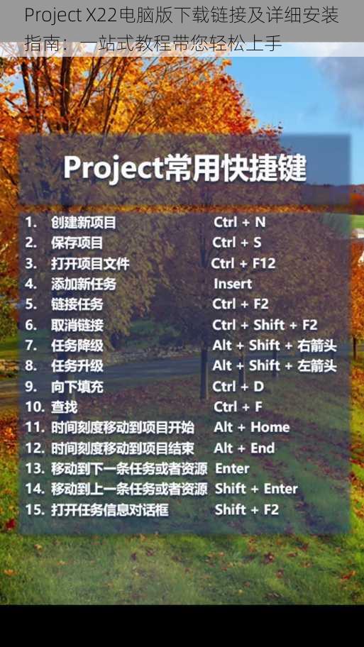 Project X22电脑版下载链接及详细安装指南：一站式教程带您轻松上手