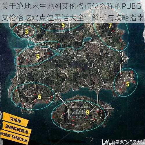 关于绝地求生地图艾伦格点位俗称的PUBG艾伦格吃鸡点位黑话大全:解析与攻略指南