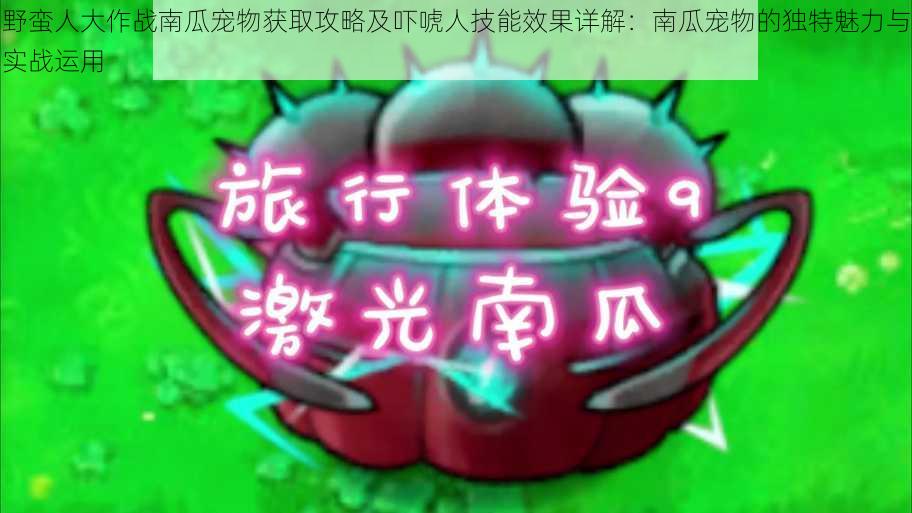 野蛮人大作战南瓜宠物获取攻略及吓唬人技能效果详解:南瓜宠物的独特魅力与实战运用