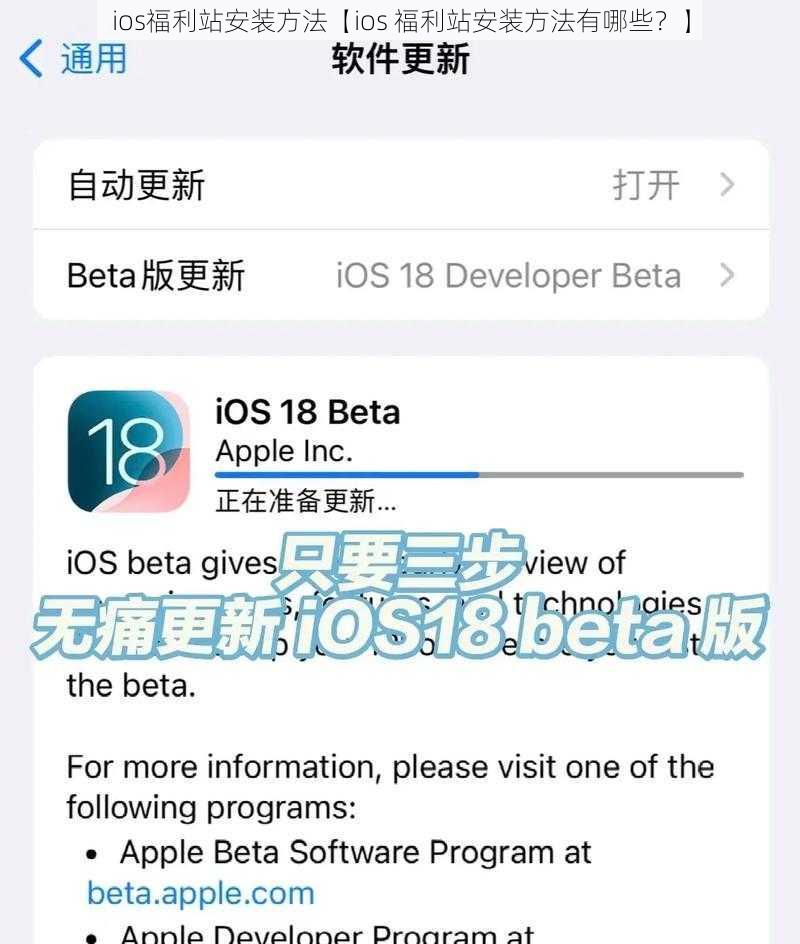 ios福利站安装方法【ios 福利站安装方法有哪些？】