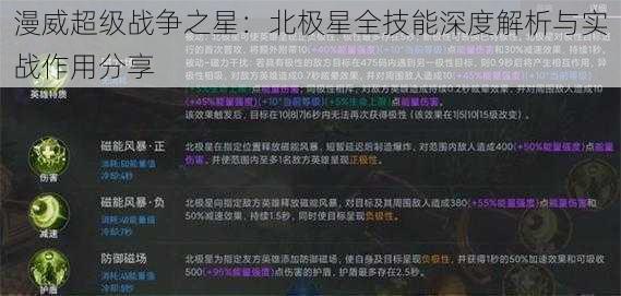 漫威超级战争之星：北极星全技能深度解析与实战作用分享