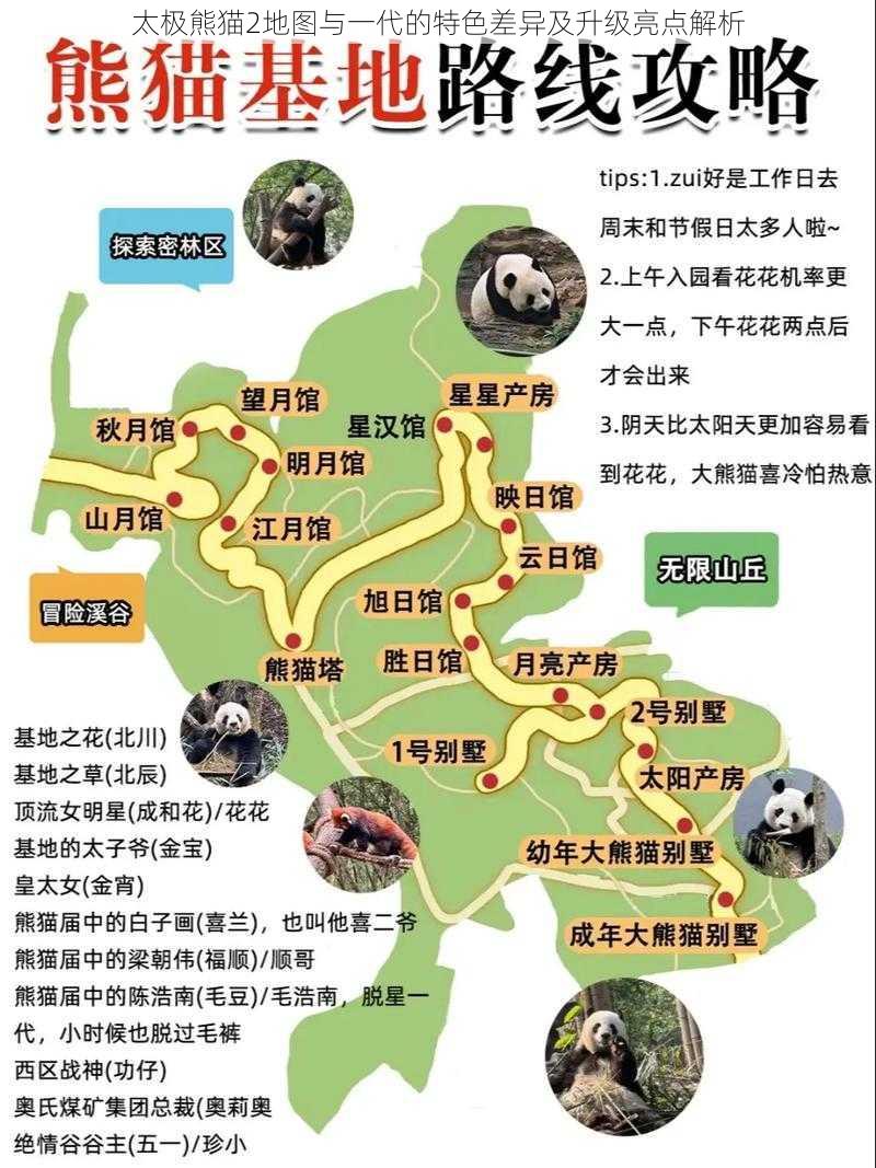 太极熊猫2地图与一代的特色差异及升级亮点解析