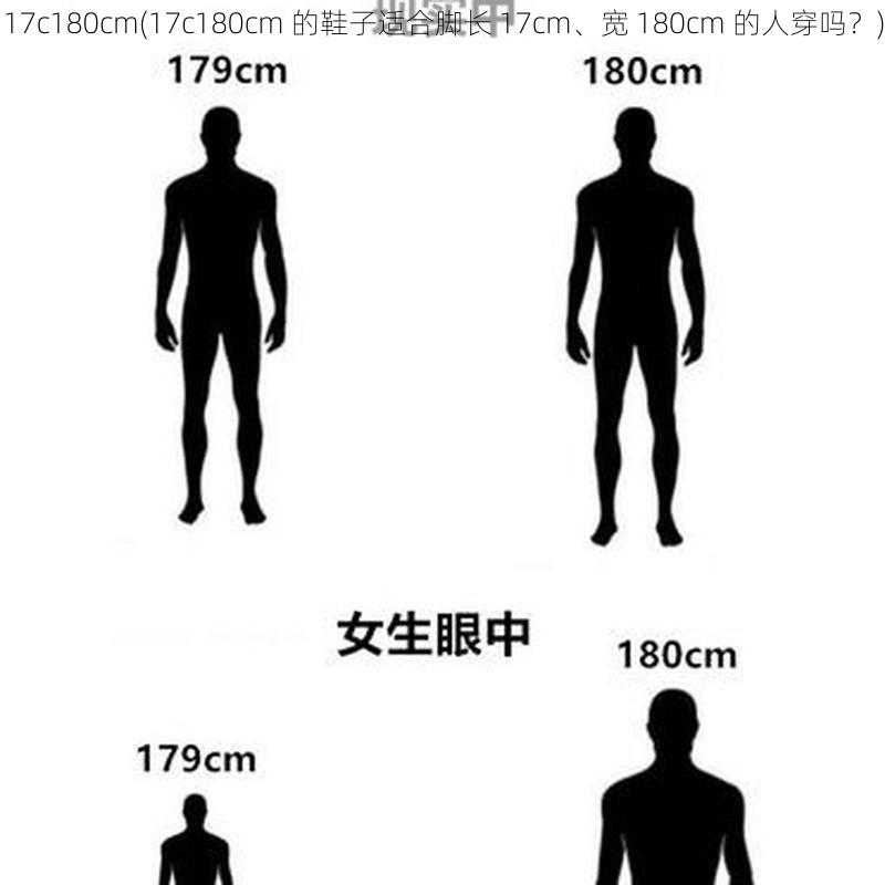 17c180cm(17c180cm 的鞋子适合脚长 17cm、宽 180cm 的人穿吗？)