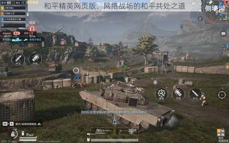 和平精英网页版：网络战场的和平共处之道